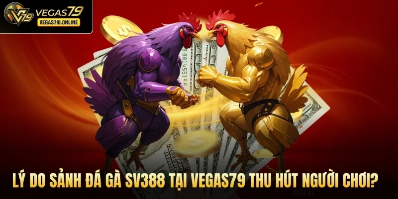 Lý do sảnh đá gà SV388 tại Vegas79 thu hút người chơi?